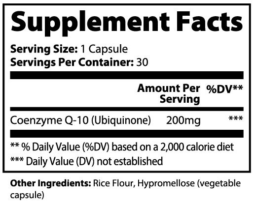 Cellular Energy + Heart Support |  CoQ10 Ubiquinone